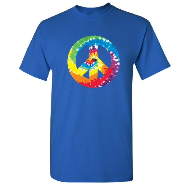 Peace Sign Love Tie Die Adult Mens Cool T Shirts and Fishing Jean Headgear 